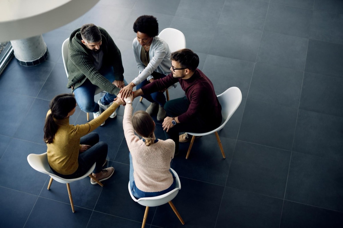 Calm, healthy workplace supporting employee wellbeing